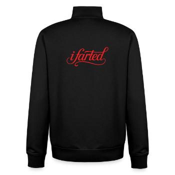 Ich habe – Lustiges Gen Alpha-Logo - Unisex Organic Zip Sweatshirt von Stanley/Stella - Schwarz - Hinten - AI Model Male 185 light (185cm)