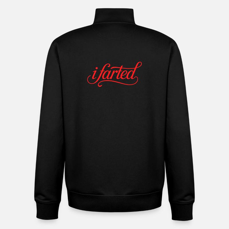 J’ai pété - Logo Funny Gen Alpha - Sweat zippé unisexe en coton bio Stanley/Stella - noir
