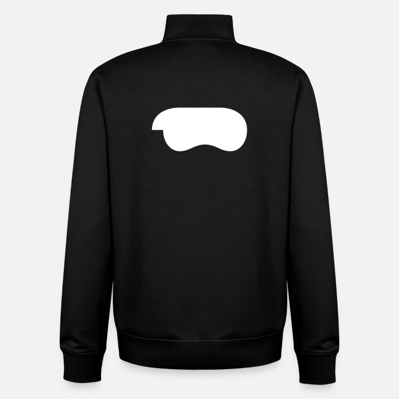Controller-White - Unisex Organic Zip Sweatshirt by Stanley/Stella - black