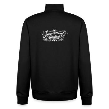 Hen night - Unisex Organic Zip Sweatshirt by Stanley/Stella - black - Back - AI Model Male 185 light (185cm)