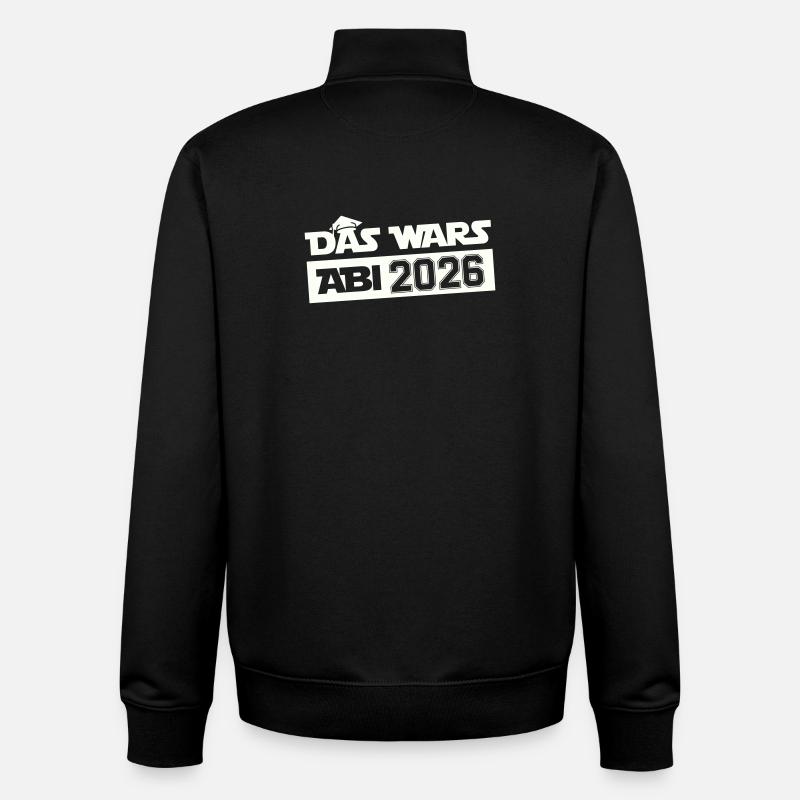 DAS WARS Abi 2026 - Unisex Organic Zip Sweatshirt von Stanley/Stella - Schwarz
