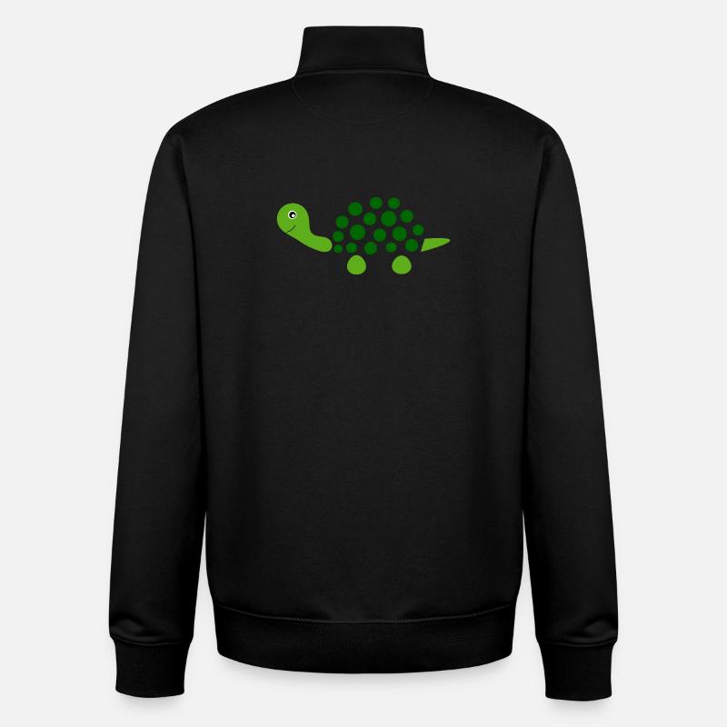 Turtle Turtles - Unisex Organic Zip Sweatshirt by Stanley/Stella - black