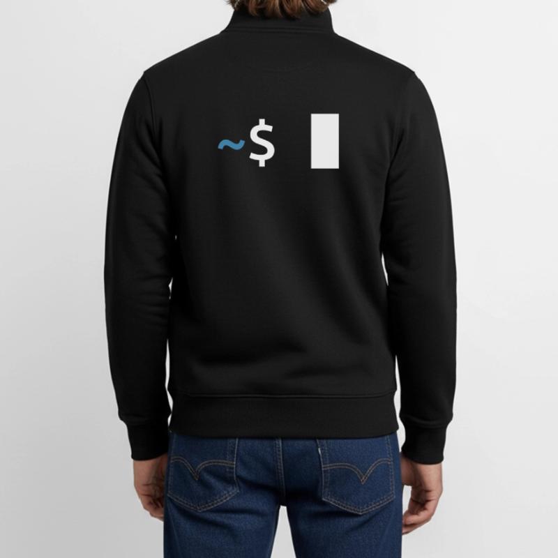 Commande Linux Shell Sweat zippé unisexe en coton bio Stanley/Stella