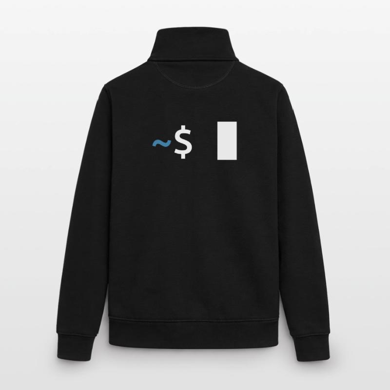 Commande Linux Shell Sweat zippé unisexe en coton bio Stanley/Stella