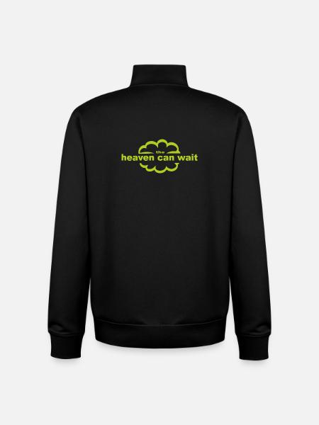 heaven_can_wait - Sweat zippé unisexe en coton bio Stanley/Stella - noir