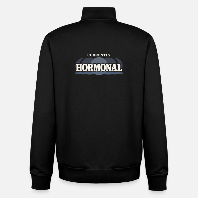 Perimenopause Humor Perimenopause - Unisex Organic Zip Sweatshirt von Stanley/Stella - Schwarz