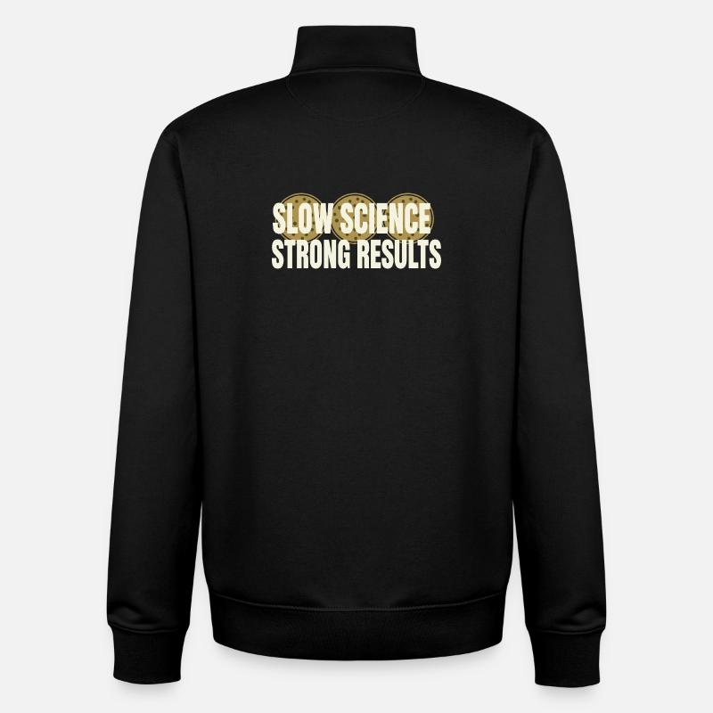 Mikrobiologie - Unisex Organic Zip Sweatshirt von Stanley/Stella - Schwarz