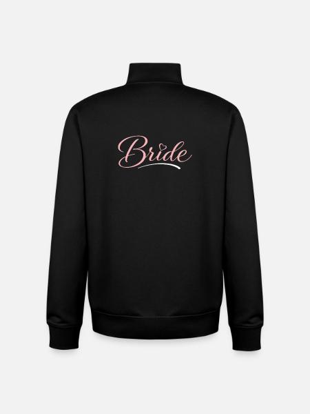 Bride - Unisex Organic Zip Sweatshirt by Stanley/Stella - black