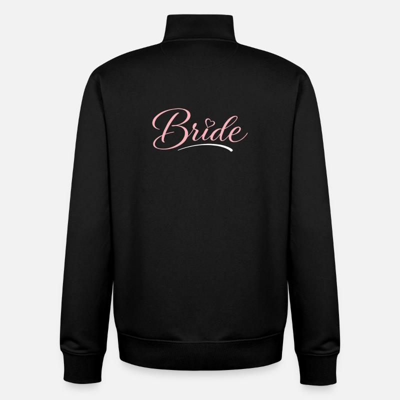Bride - Unisex Organic Zip Sweatshirt von Stanley/Stella - Schwarz