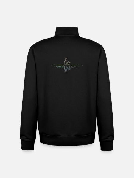 Ramer - Sweat zippé unisexe en coton bio Stanley/Stella - noir
