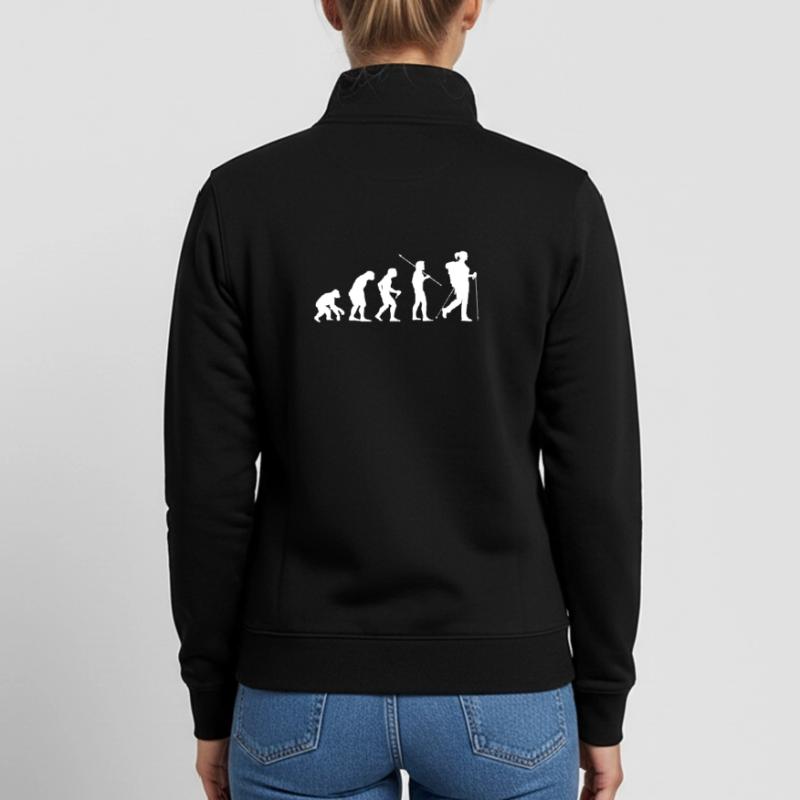 Randonneuse Evolution Sweat zippé unisexe en coton bio Stanley/Stella