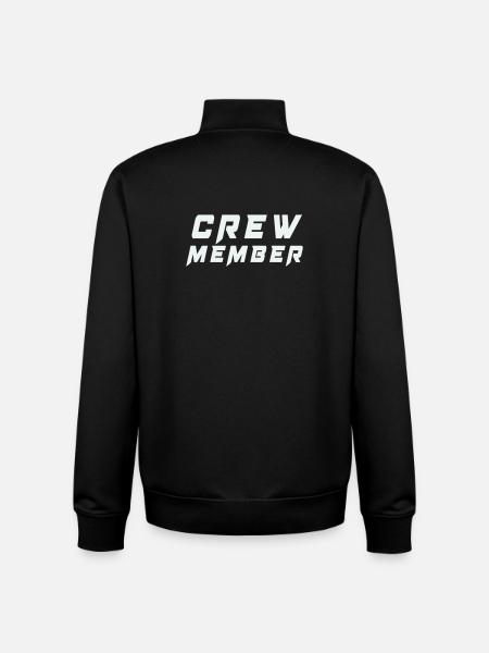 Crew Member Patch Tee - Unisex Organic Zip Sweatshirt by Stanley/Stella - black