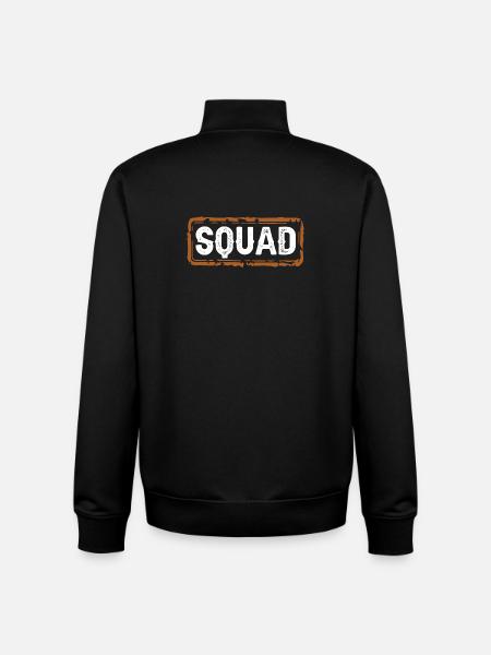 Squad - Unisex Organic Zip Sweatshirt by Stanley/Stella - black