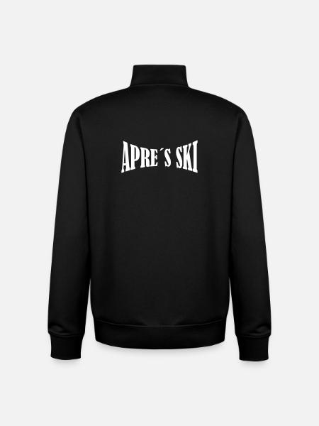 Apres-Ski Shirt - Unisex Organic Zip Sweatshirt by Stanley/Stella - black