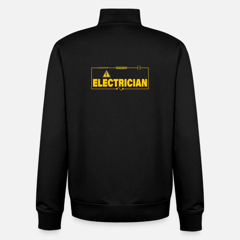 ELECTRICIAN - Unisex Organic Zip Sweatshirt von Stanley/Stella - Schwarz