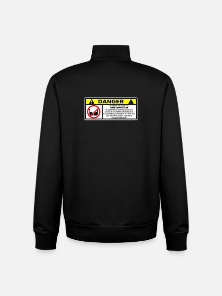 Stoßstange - Unisex Organic Zip Sweatshirt von Stanley/Stella - Schwarz