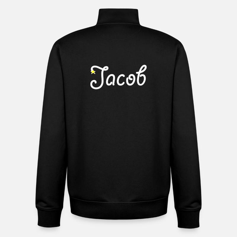 Jakob - Unisex Organic Zip Sweatshirt von Stanley/Stella - Schwarz