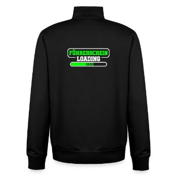 Führerschein 2026 Fahrprüfung Führerscheinprüfung - Unisex Organic Zip Sweatshirt von Stanley/Stella - Schwarz - Hinten - AI Model Male 185 light (185cm)