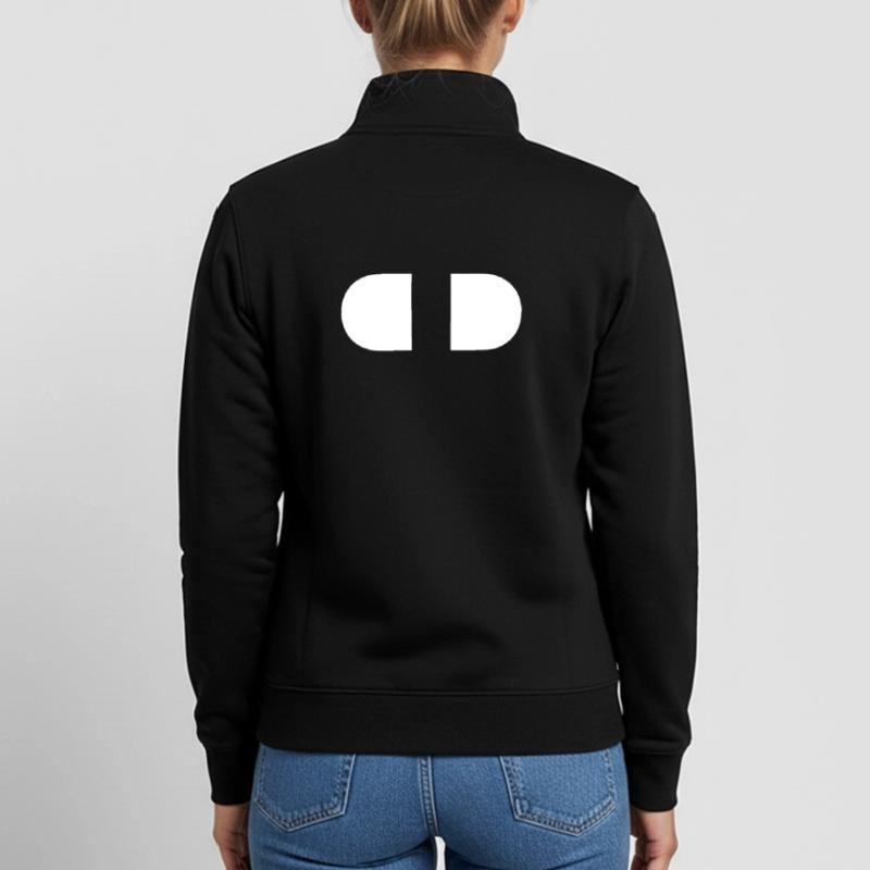 controller-split-weiss Unisex Organic Zip Sweatshirt von Stanley/Stella