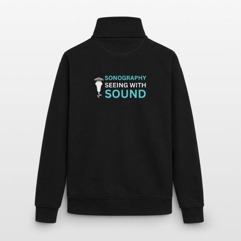 Échographie Son de Détection Échographiste Sweat zippé unisexe en coton bio Stanley/Stella