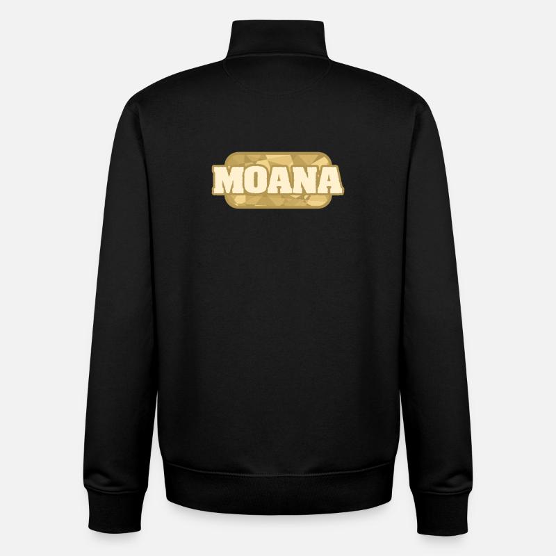 Moana as organic - Unisex Organic Zip Sweatshirt by Stanley/Stella - black