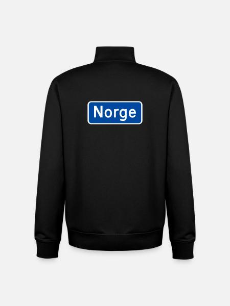 Norway - Unisex Organic Zip Sweatshirt by Stanley/Stella - black