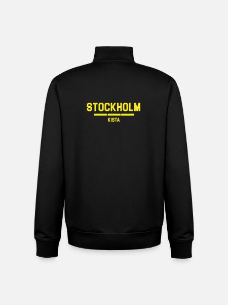 T-Shirt mit Stockholmer Sarg-Design - Unisex Organic Zip Sweatshirt von Stanley/Stella - Schwarz