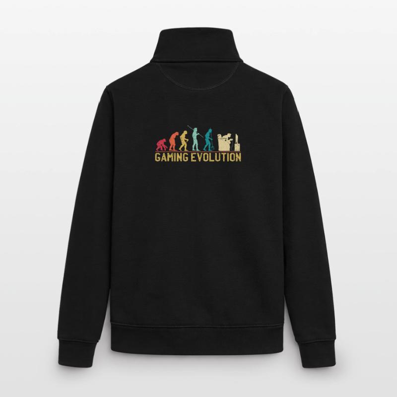 Illustrations de Gaming Evolution Sweat zippé unisexe en coton bio Stanley/Stella