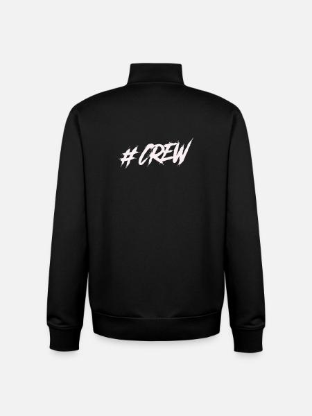 #CREW Graffiti - Sweat zippé unisexe en coton bio Stanley/Stella - noir