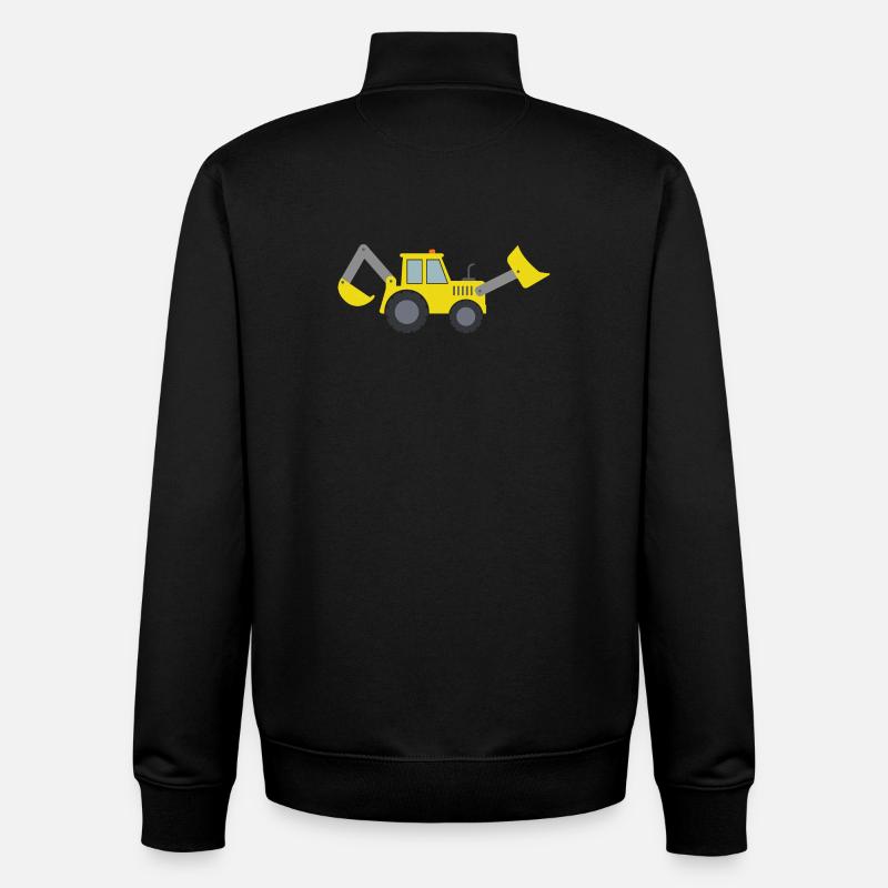 Baggerlader - Unisex Organic Zip Sweatshirt von Stanley/Stella - Schwarz