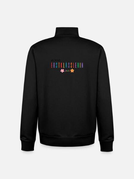 Erstklässlerin 2026 Einschulung Mädchen - Unisex Organic Zip Sweatshirt von Stanley/Stella - Schwarz