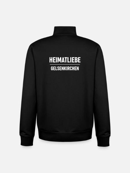 Heimatliebe Gelsenkirchen - Unisex Organic Zip Sweatshirt von Stanley/Stella - Schwarz