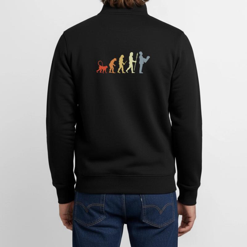 Évolution de l’architecte Sweat zippé unisexe en coton bio Stanley/Stella