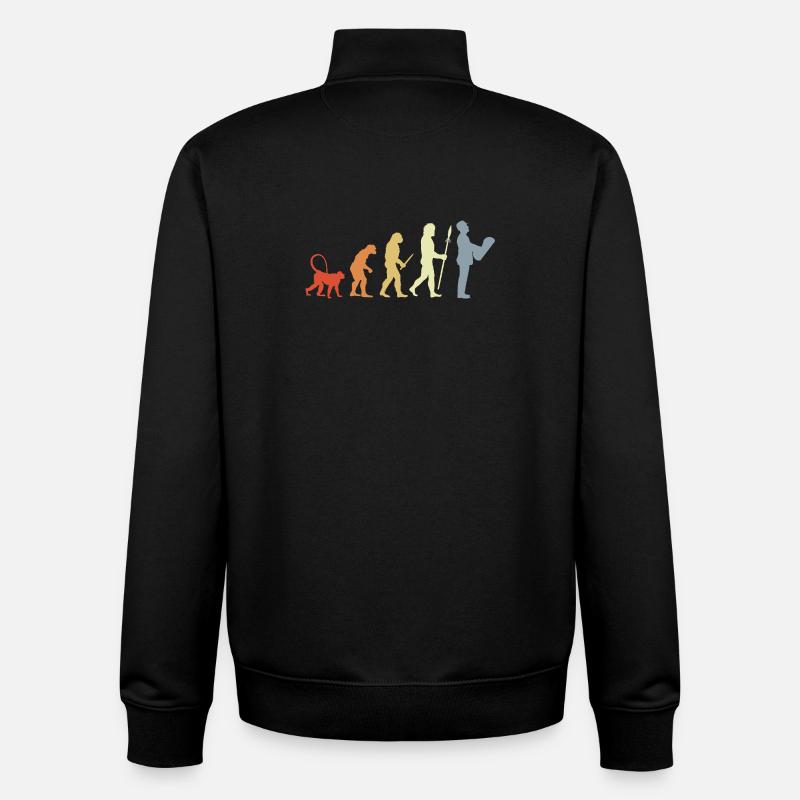 Architekt Evolution - Unisex Organic Zip Sweatshirt von Stanley/Stella - Schwarz