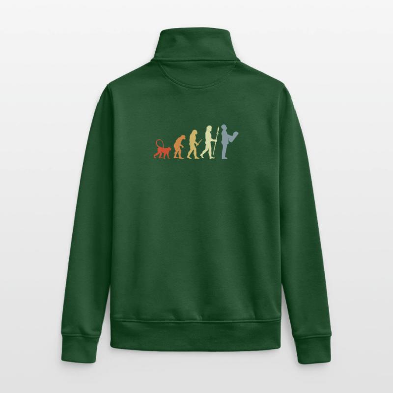 Évolution de l’architecte Sweat zippé unisexe en coton bio Stanley/Stella