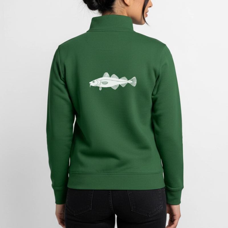 Cod/cod Unisex Organic Zip Sweatshirt by Stanley/Stella