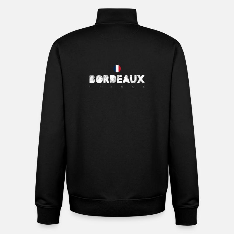 Bordeaux - Unisex Organic Zip Sweatshirt von Stanley/Stella - Schwarz