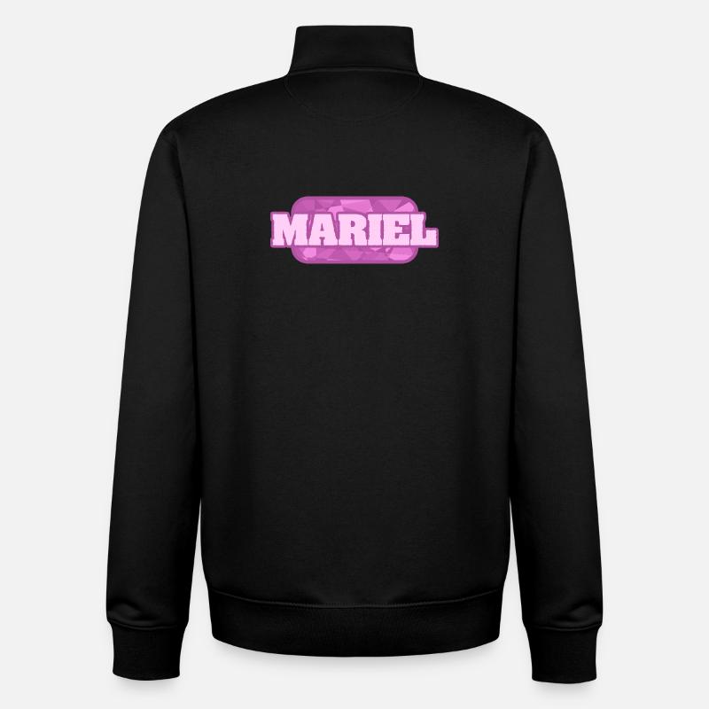 Mariel comme la santé - Sweat zippé unisexe en coton bio Stanley/Stella - noir