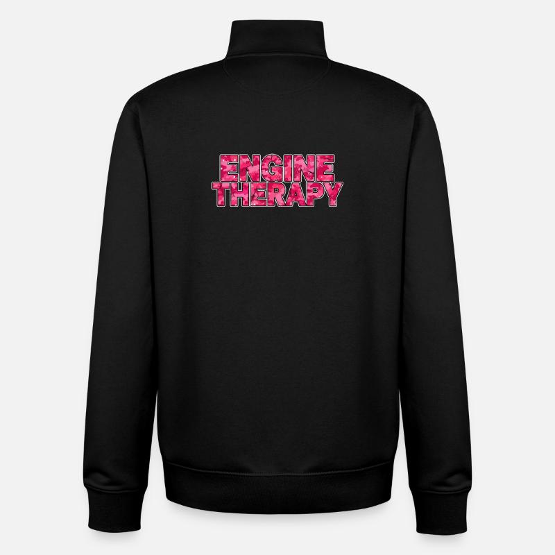 Engine Therapy Car Szene Style - Unisex Organic Zip Sweatshirt von Stanley/Stella - Schwarz