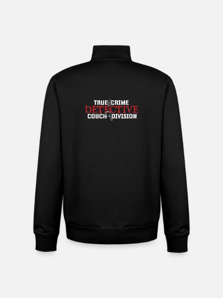 Détective True Crime Couch Division Mystère - Sweat zippé unisexe en coton bio Stanley/Stella - noir