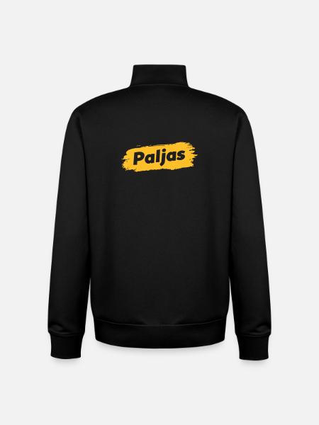 Paljas - Antwerp dialect - Unisex Organic Zip Sweatshirt by Stanley/Stella - black