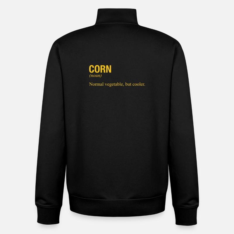 CORN - Unisex Organic Zip Sweatshirt von Stanley/Stella - Schwarz