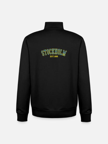 Stockholm Est.1995 - Unisex Organic Zip Sweatshirt von Stanley/Stella - Schwarz