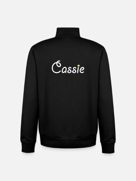 Cassie - Unisex Organic Zip Sweatshirt von Stanley/Stella - Schwarz