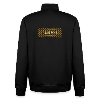 Assistant d’emploi - Sweat zippé unisexe en coton bio Stanley/Stella - noir - Dos - AI Model Male 185 light (185cm)