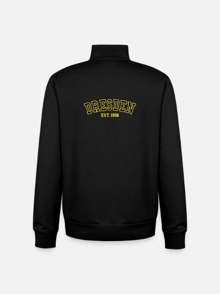 Dresden gegründet 1996 - Unisex Organic Zip Sweatshirt von Stanley/Stella - Schwarz