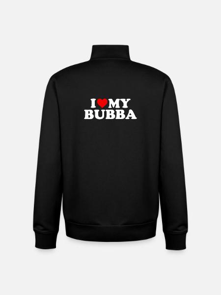 Ich liebe meinen Bubba - Unisex Organic Zip Sweatshirt von Stanley/Stella - Schwarz