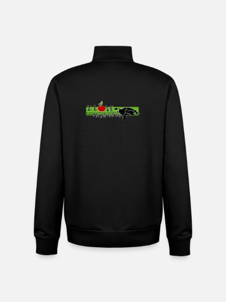 Eifach Thurgau - Sweat zippé unisexe en coton bio Stanley/Stella - noir