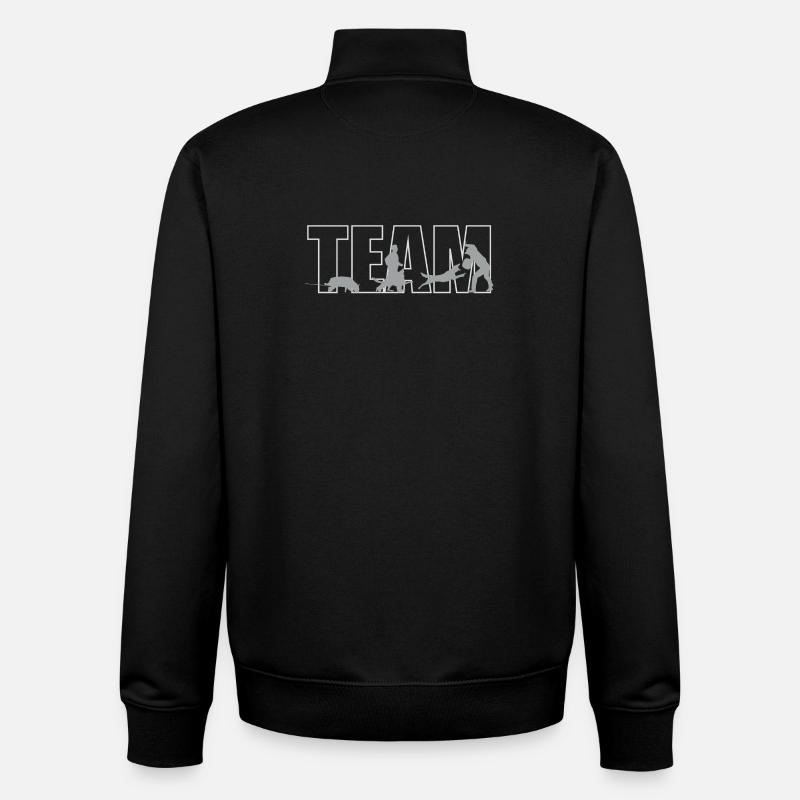 ÉQUIPE IGP Hundesport 2 - Sweat zippé unisexe en coton bio Stanley/Stella - noir