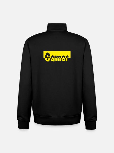Gamer - Unisex Organic Zip Sweatshirt von Stanley/Stella - Schwarz